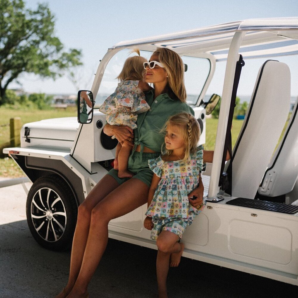 New Julia Berolzheimer x Hermoza Linen Blend Elastic Waistband Shorts NWT Medium - Picture 4 of 7